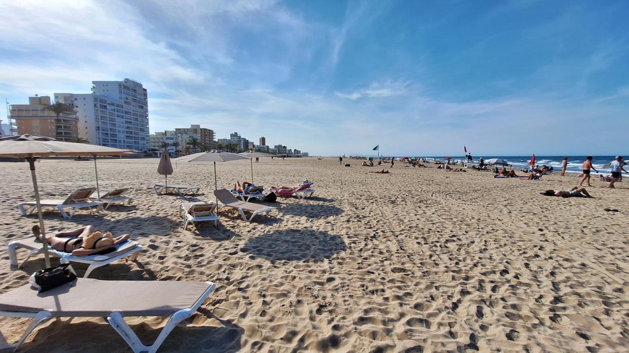 Gandia Primera Linea Caracola Beach View Bagian luar foto