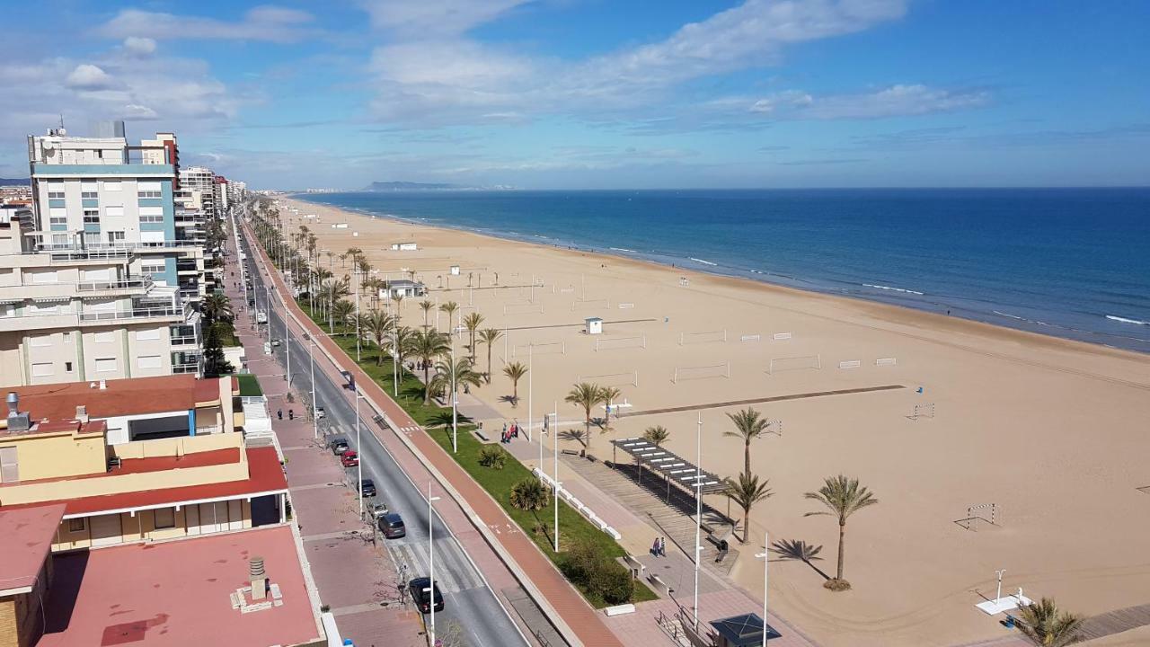Gandia Primera Linea Caracola Beach View Bagian luar foto
